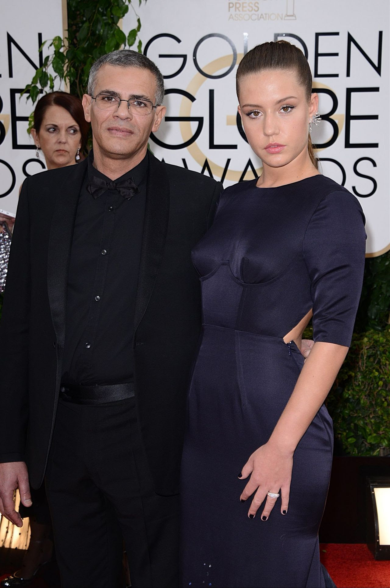AdÃ¨le Exarchopoulos Wears Miu Miu at the 71st Annual Golden Globe ...