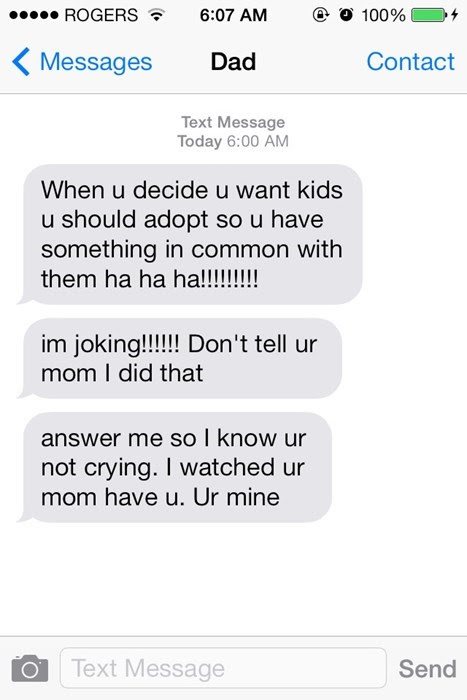 When Dad Jokes Go Too Far