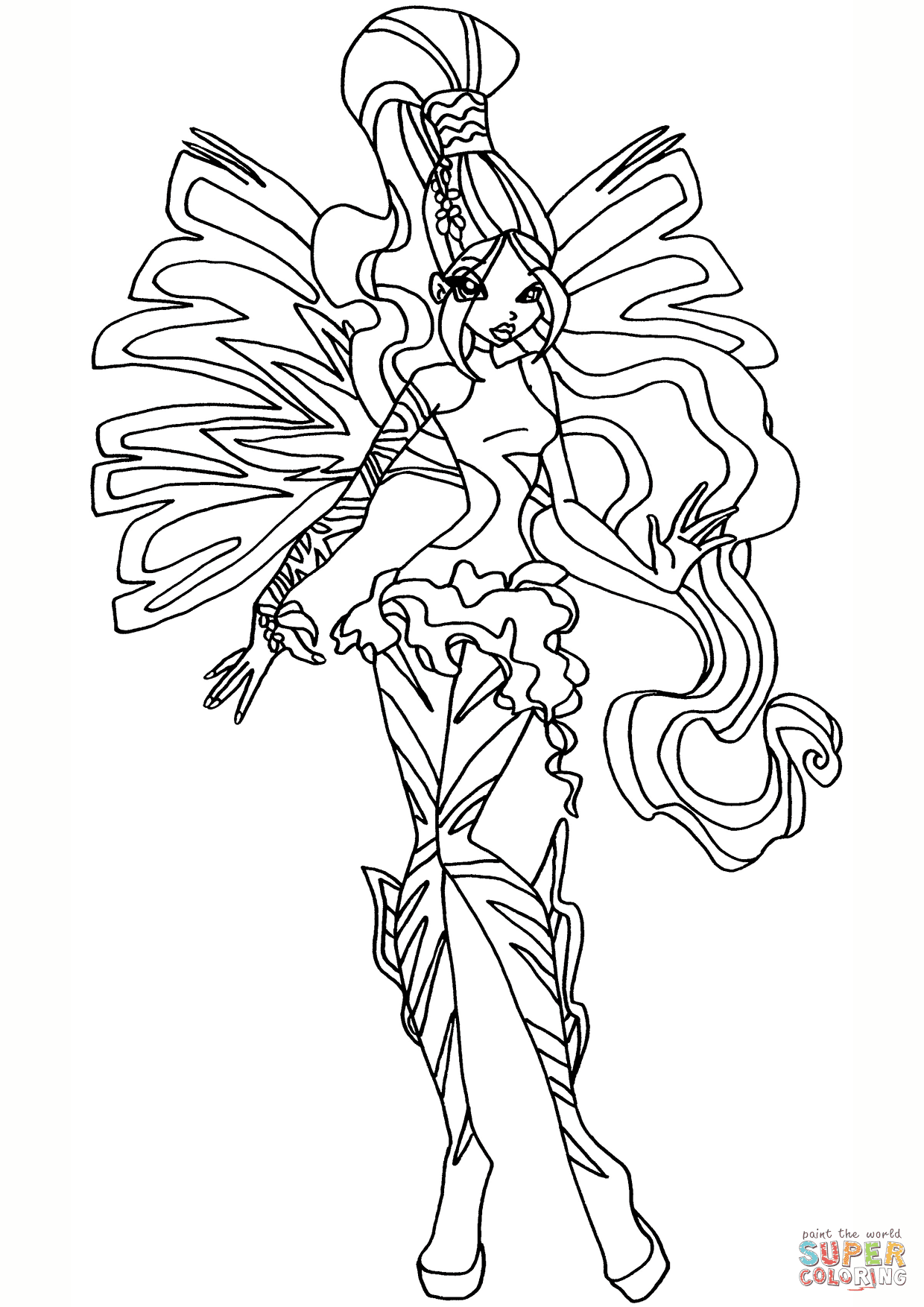 Clicca su disegni da colorare di Sirenix