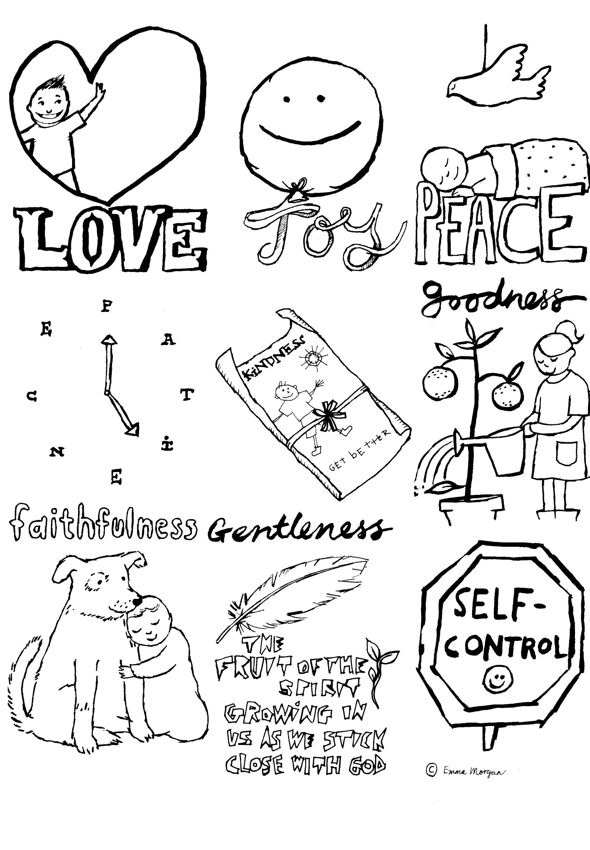 Kindness Coloring Pages Printable at GetColorings.com ...
