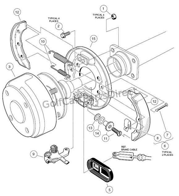 2004-2007 Club Car Precedent Gas or Electric - Club Car parts & accessories