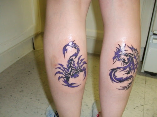 scorpio sign tattoos. Icon Tribal Zodiac Tattoos