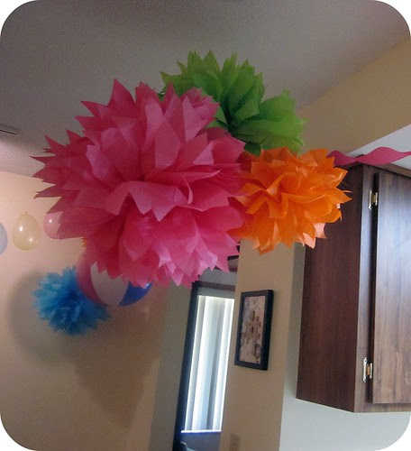 Junebug 2nd Bday Party Pompoms