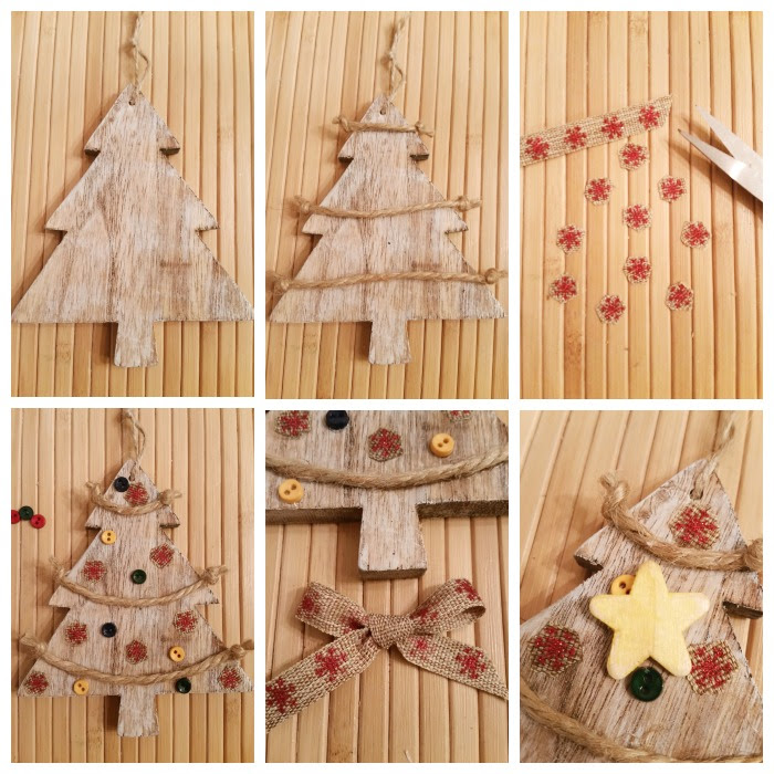 DIY Rustic Christmas Ttee Ornament Tutorial