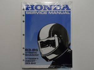 1983 1984 1985 HONDA ASCOT VT500FT SHADOW VT500C Service ...