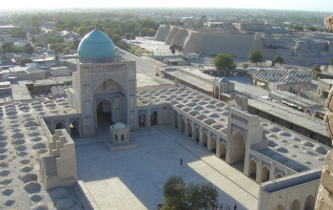 World Map Uzbekistan. an ancient map setik World
