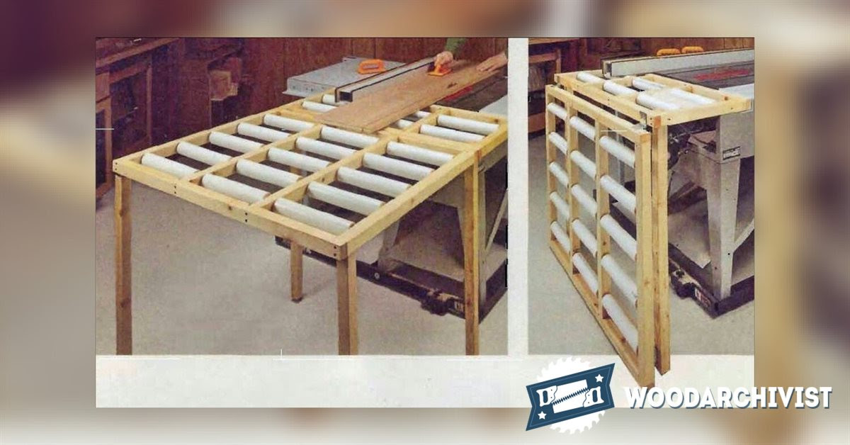 Table Saw Outfeed Table Woodworking Plans With Brilliant ...