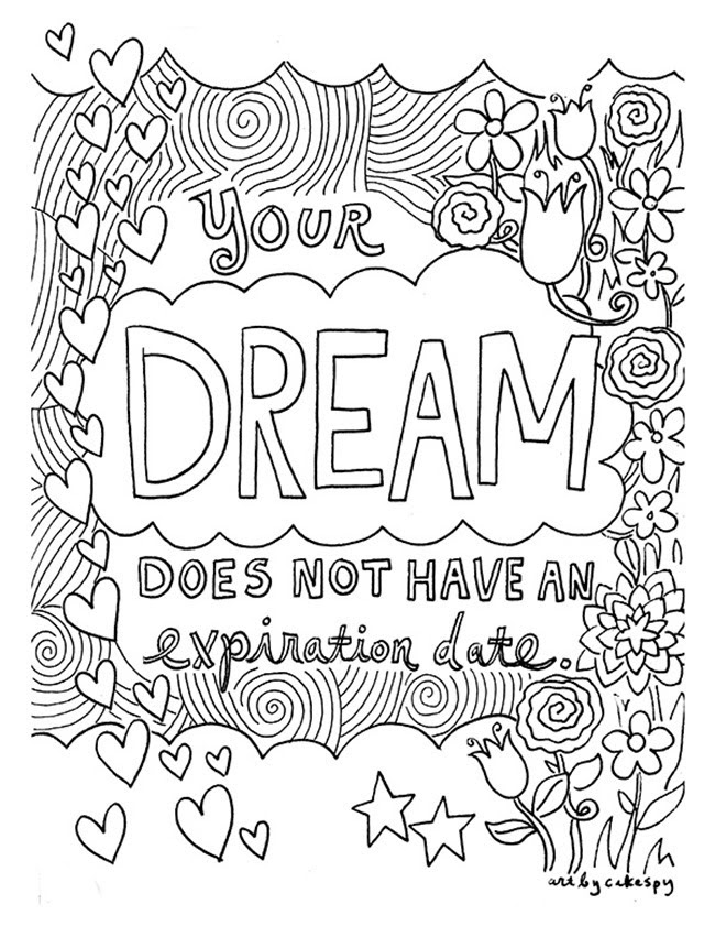 Download 12 Inspiring Quote Coloring Pages for Adults-Free Printables!