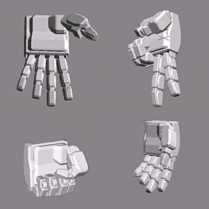 3ｄｃｇロボットの作り方 手首編