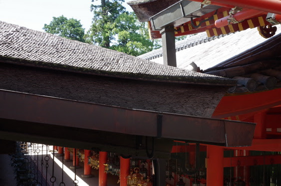 寝殿造4 2 屋根 檜皮葺き