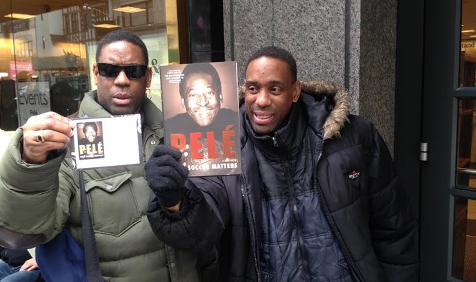 Pelé, lançamento livro nos EUA (Foto: Thiago Lavinas)