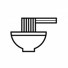 ラーメン シルエット イラストの無料ダウンロードサイト シルエットac