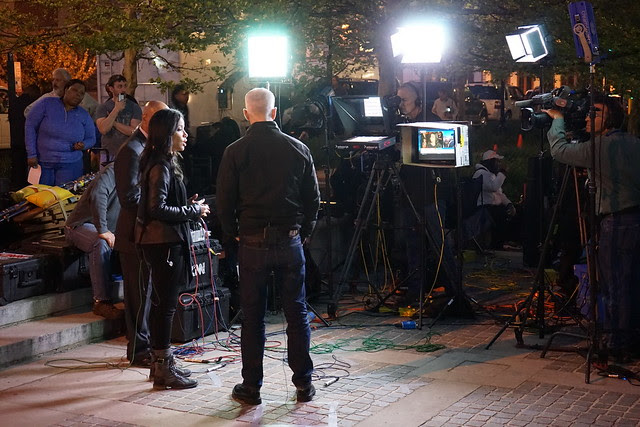CNN Anderson Cooper at Baltimore City Hall