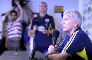 En la imagen, el técnico de la selección colombiana de fútbol, José Pekerman. EFE/Archivo