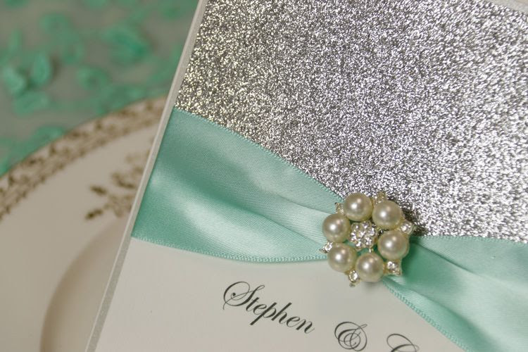Luxury wedding shower invitations