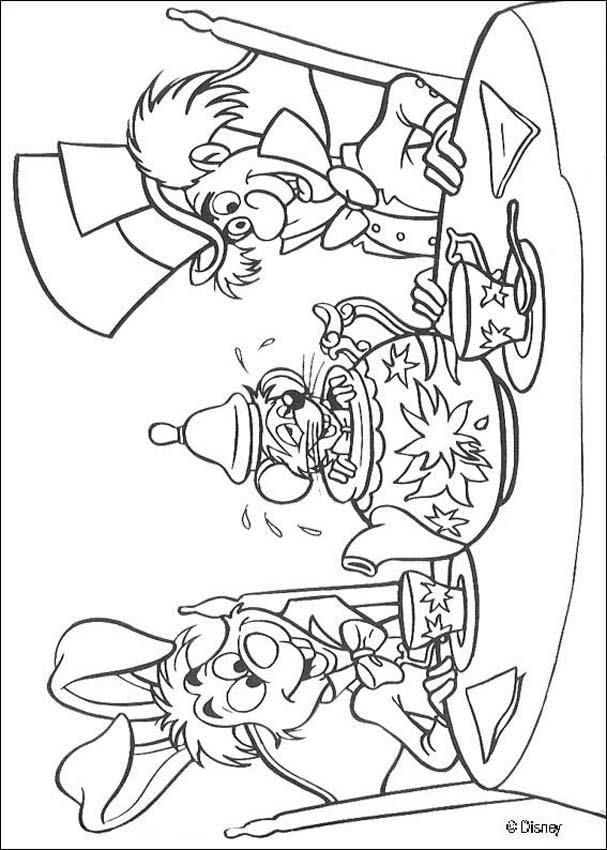 alice in wonderland coloring pages rabbit