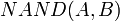 NAND(A,B)