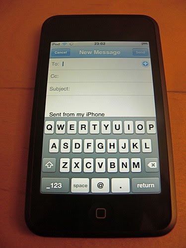 Do you have to be texting someone else that has an Ipod Touch?