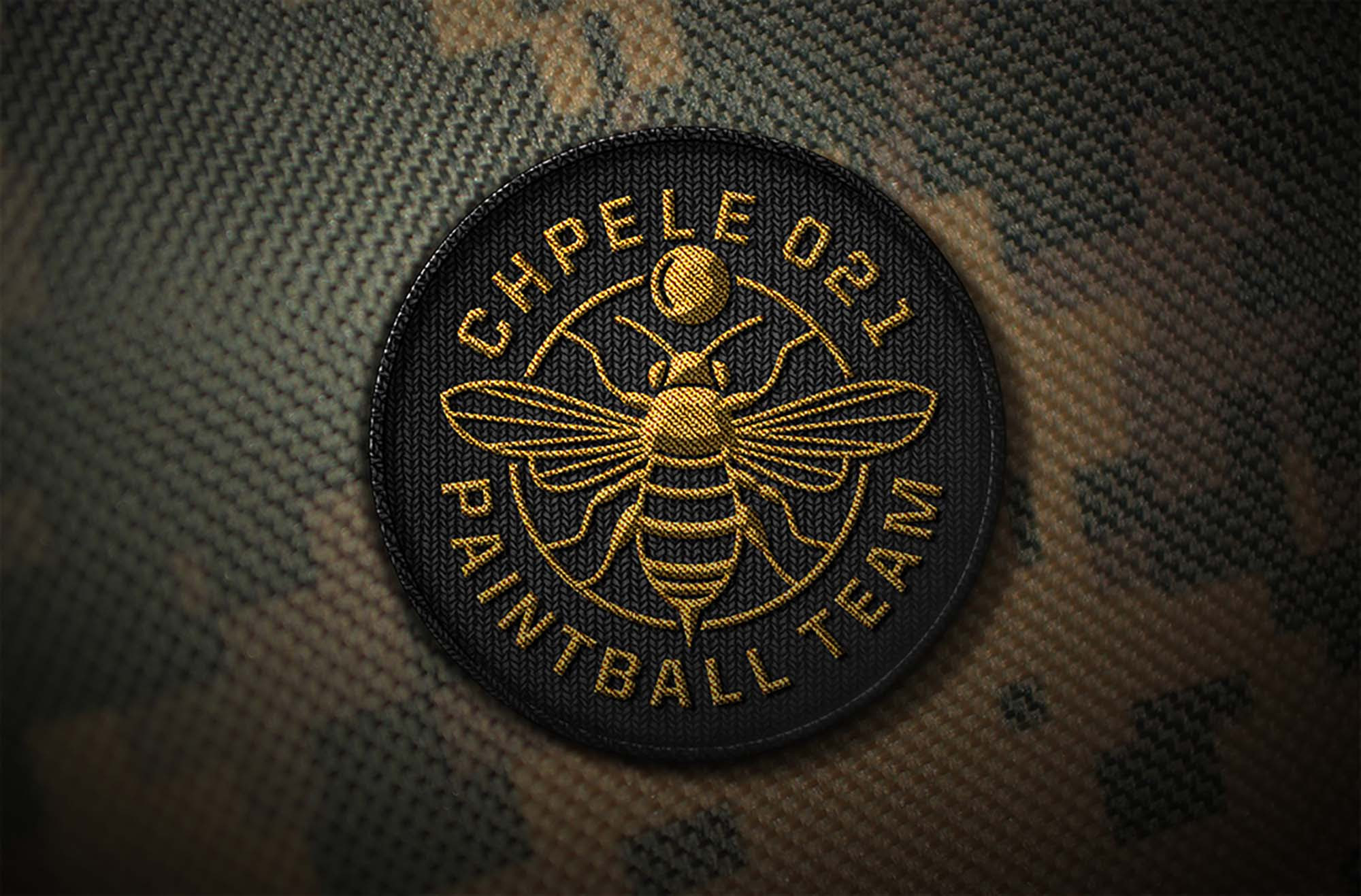 Free Patch Logo Mockup (PSD)