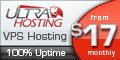VPS Hosting starting at $19 from UltraHosting