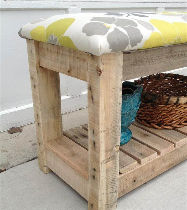 DIY Upholstered Bench