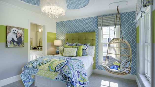 15 Stunning Bedrooms with Swing Chairs | Home Design Lover