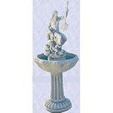poseidon statue romanstyle fountain greek god sculpture