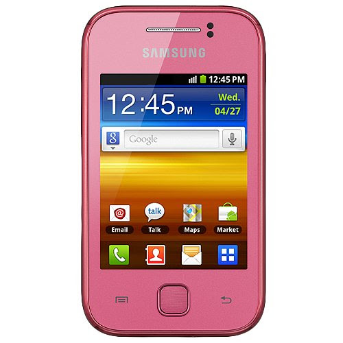 Samsung GT-S5360L Galaxy Y Unlocked Phone - US Warranty - Coral Pink