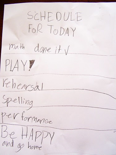 kid to do list, list, Be happy and go home by Carissa GoodNCrazy