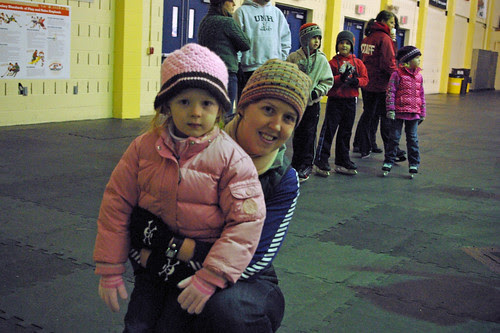 teaching kate to ice skate