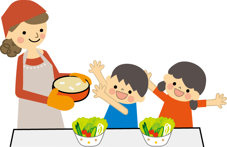 家族 食事のイラスト 無料イラスト フリー素材