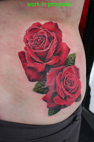  rose tattoo by Mirek vel Stotker 