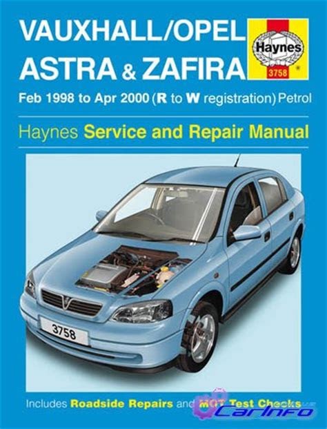 Download Vauxhall Zafira Full Service Repair Manual 1998 2000