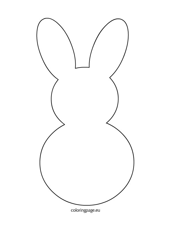 Bunny Outline Drawing at GetDrawings | Free download