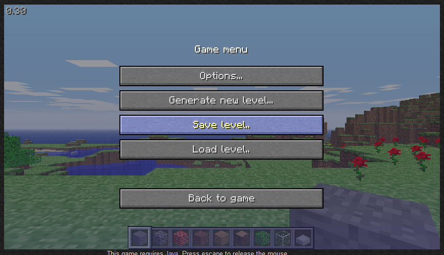 Minecraft Classic版 無料版 のセーブ方法 Minecraftologies マインクラフト