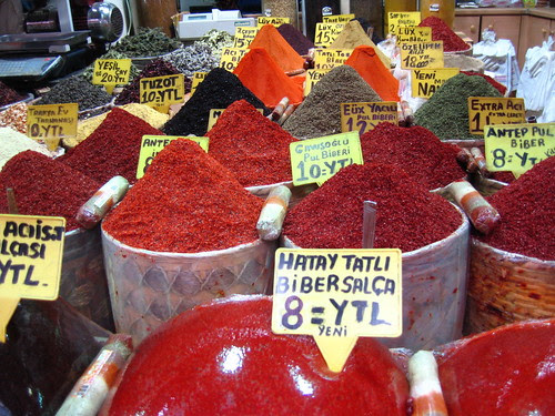 outside the spice bazaar