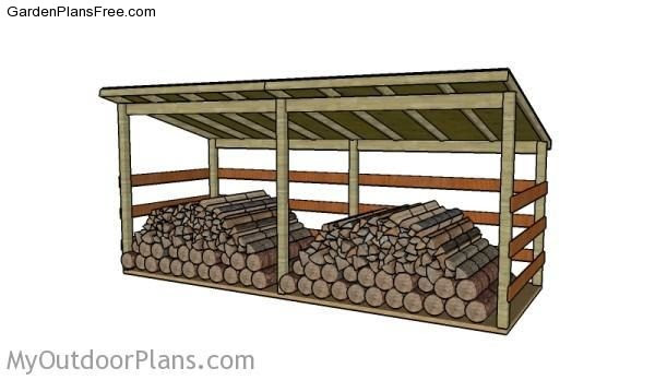 16 free firewood storage shed plans free garden plans