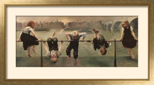 Framed Posters: - Dorothy Tennant At Play Framed Art Print (43 x 79 cm) 