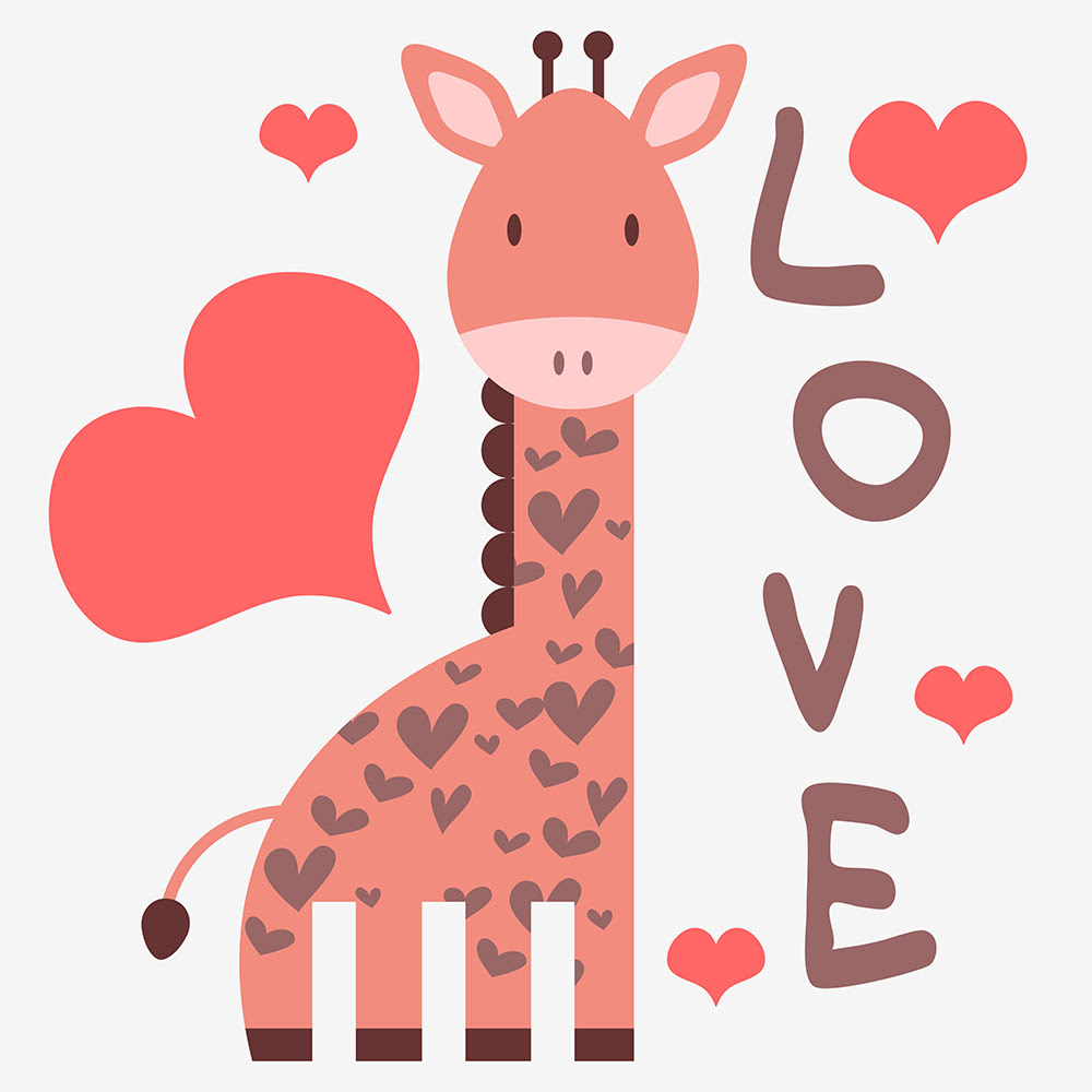 Download Baby Giraffe Clipart | Free download on ClipArtMag