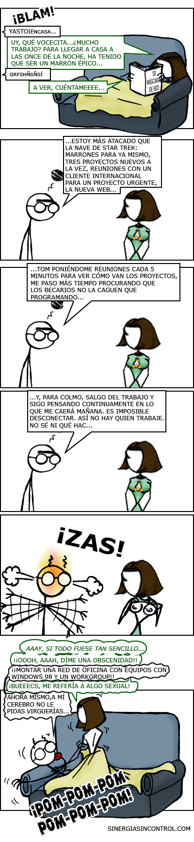 sí, el libro que lee Sarah es muuuuy caliente ;-)