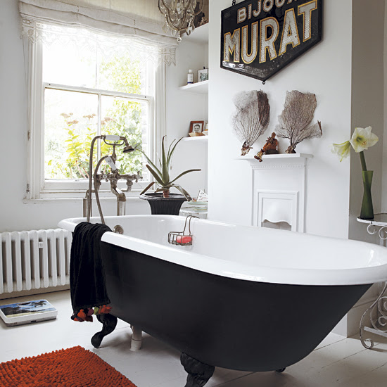 Dramatic bathroom Take a tour around an eclectic Dramatic bathroom Take a tour around an eclectic
