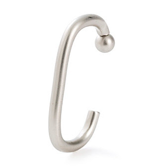 Product: J. Queen New York Ottowa Nickle Shower Curtain Hooks