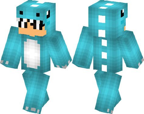 Blue light has a powerful effect on your body clock, called your circadian rhythm. Light blue dinosaur onesie for boys | Minecraft Skin
