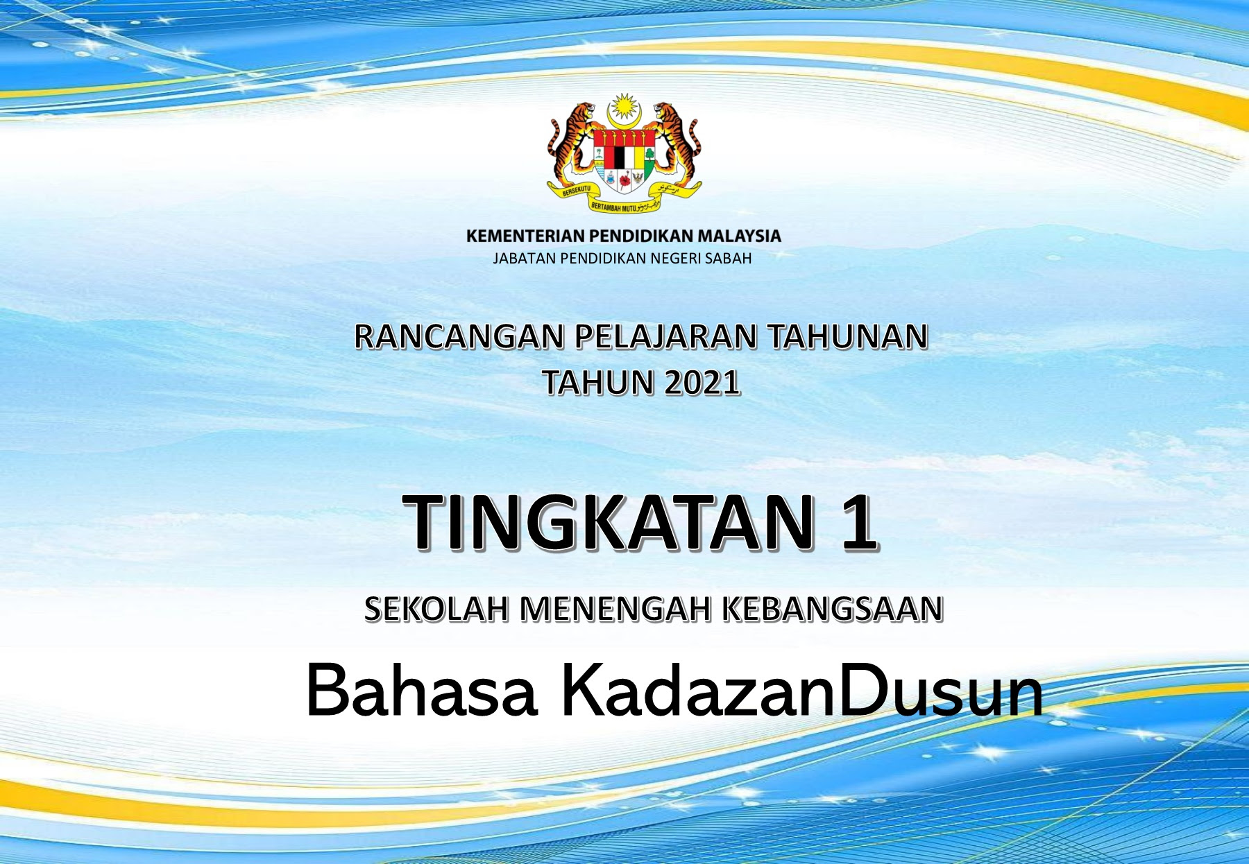 Rpt Bkd Kssm Tingkatan 1 Tahun 2021 1
