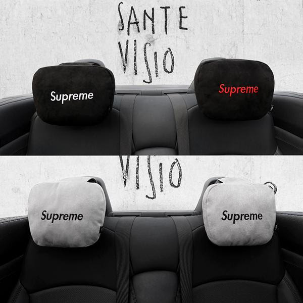 Supreme ブランドネックパッド ネックピロー シュプリーム首枕 車 おすすめ 車内用ネックピロークッション かわいい