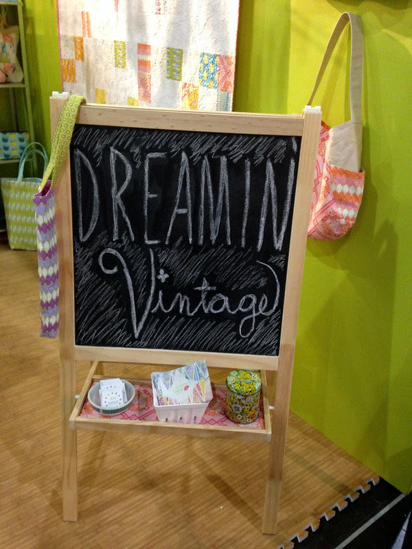 Dreamin' Vintage Quilt Market Booth