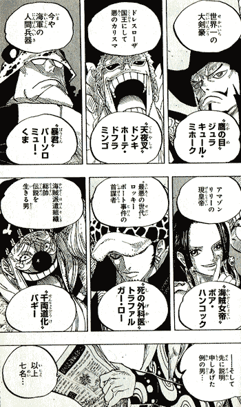 若竹 ワンピース感想