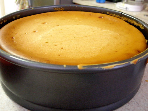 Cheesecake baked