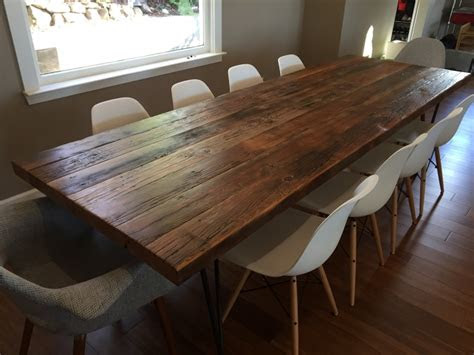 reclaimed  growth douglas fir dining table ambrose