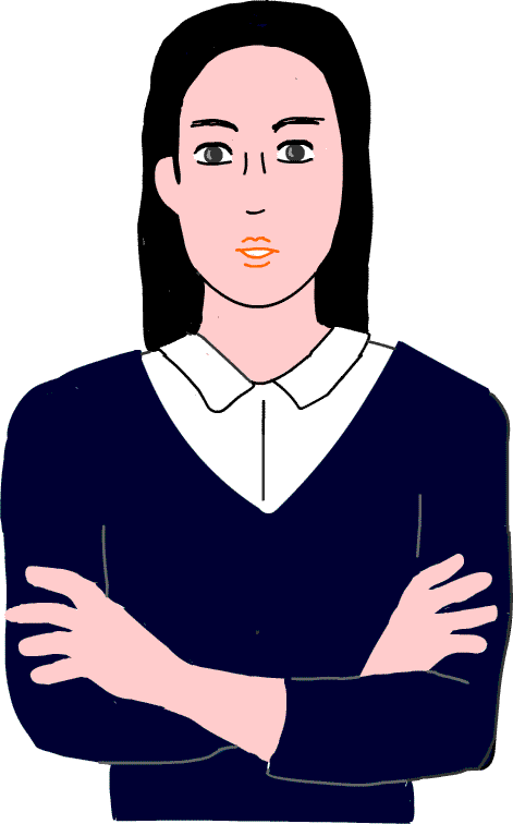 女性 女性画 女子高生 イラスト 無料
